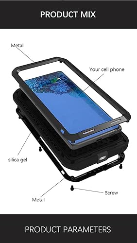Miniatura 3 de LOVE MEI Funda de metal para Samsung Galaxy S21 Ultra 5G, aluminio resistente al aire libre, resistente a prueba de golpes, protección a prueba de