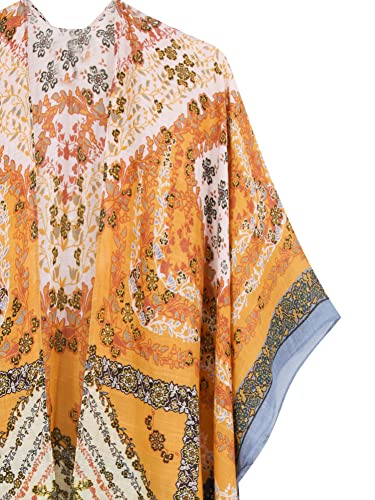Image of Moss Rose Women Summer Bikini Kimono Bathing Suit Cover Ups for Swimwear
