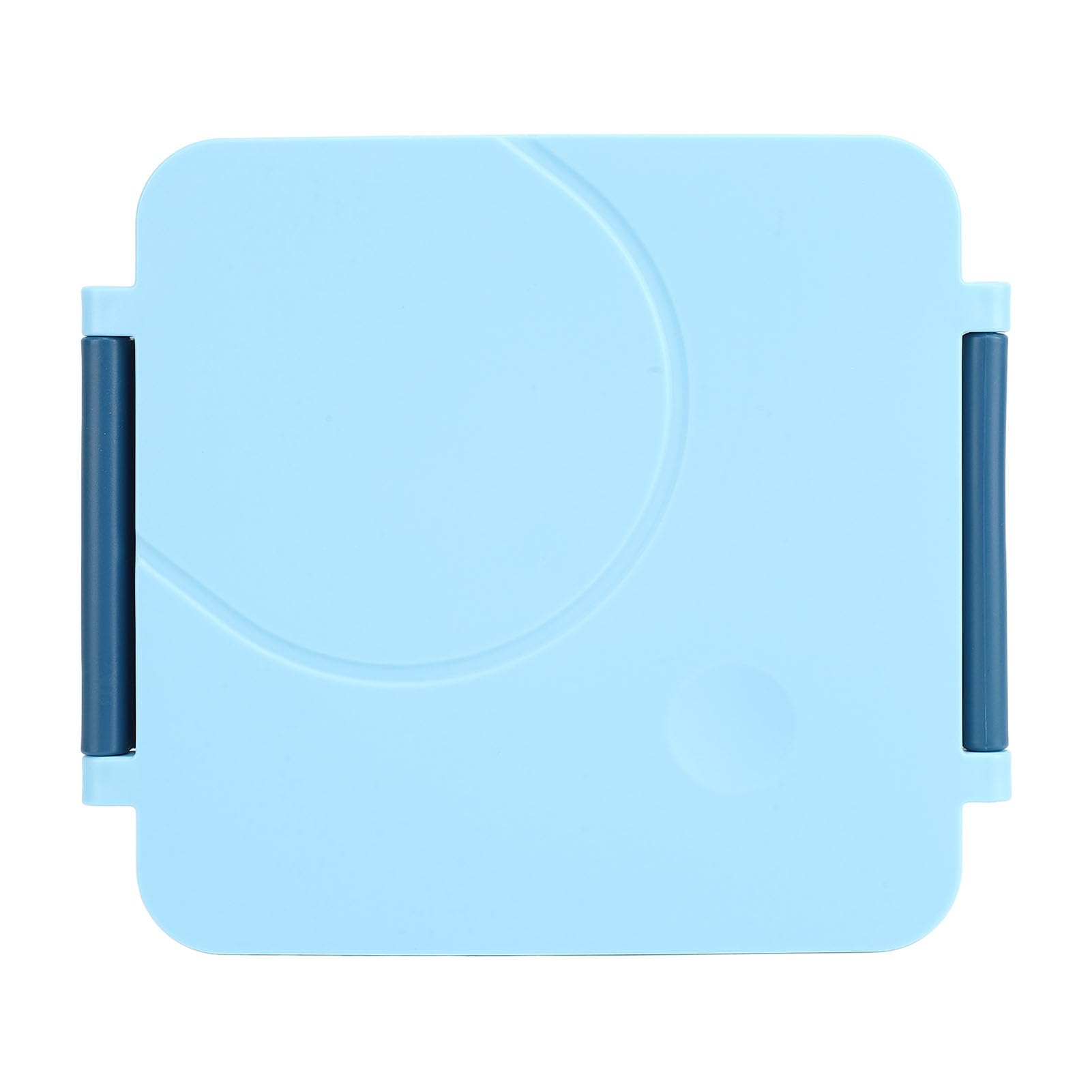 Contenedor de Almuerzo Sellado con Múltiples Compartimentos con Asa para la Escuela de Oficina, Contenedor de Lonchera de Acero Inoxidable Fácil de Limpiar para Niños y Adultos (BLUE)
