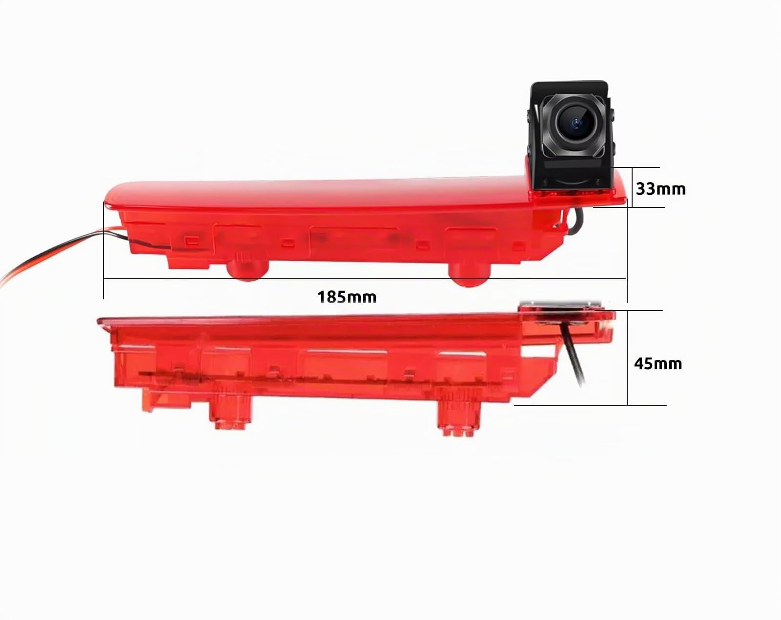 Troisième Feu Stop Arrière avec Caméra de Recul Intégrée Compatible avec VW Transporter T5 T6 2010+