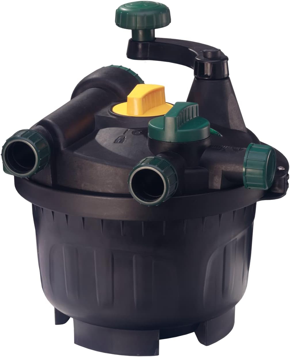 Awesome Pond Clean Hands System, Containing Mechanical & Biological Filtration, Easy Maintenance Filter, UV Water Clarifier, for Ponds up to 450 Gallons, Black, (8845)