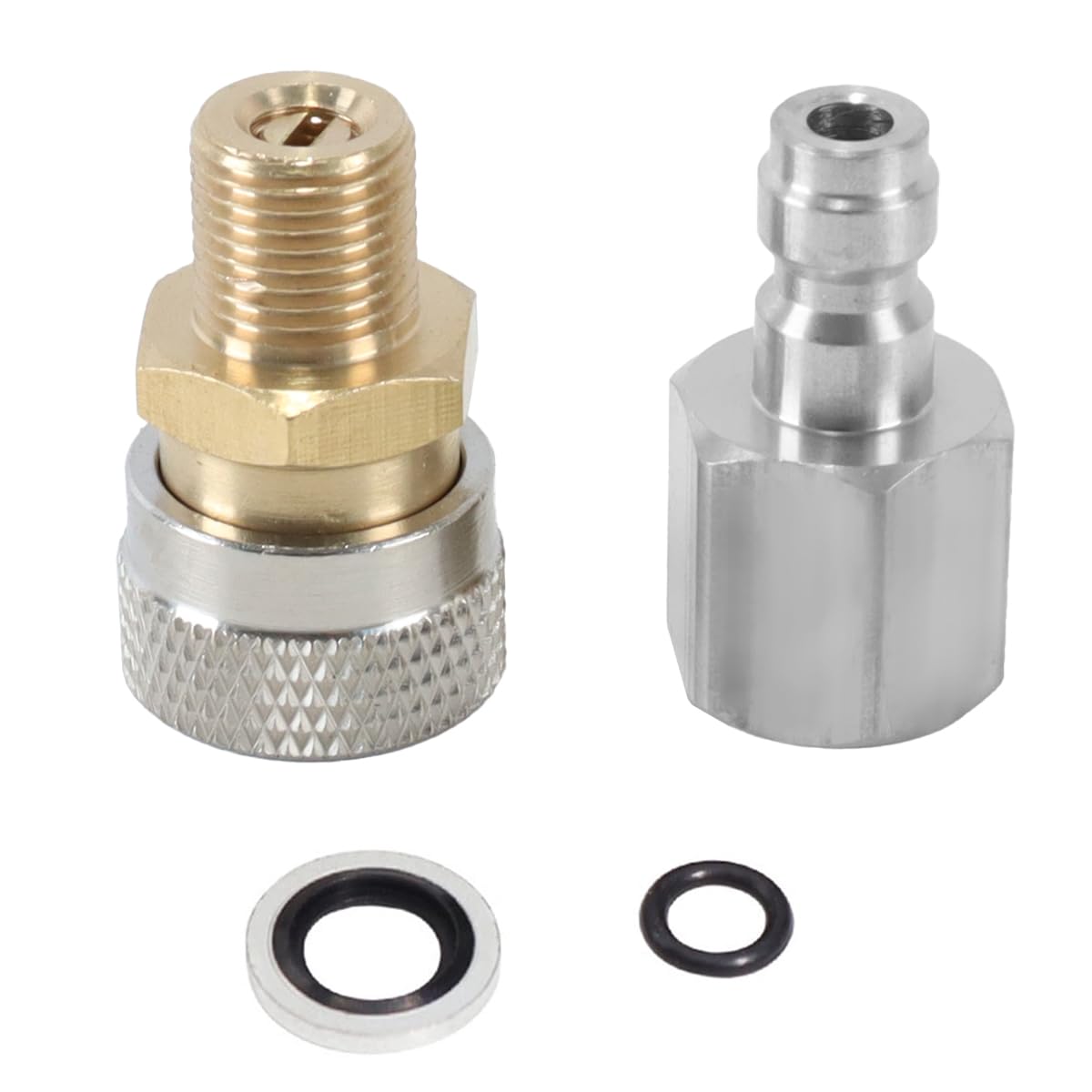 Gurtt 1/8 Inch BSP Quick Release Coupler Fittings for AirRifles, PCP AirRifles Accessories, Inflatable Adapter Charging Adapter Accessories