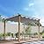 10x10 Aluminum Pergola with Adjustable Louvered Roof & Retractable Canopy, Heavy Duty Outdoor Patio Gazebo with Double Shade Cover, Wood Grain Metal Pergola for Backyard, Deck, Garden – Easy Assembly