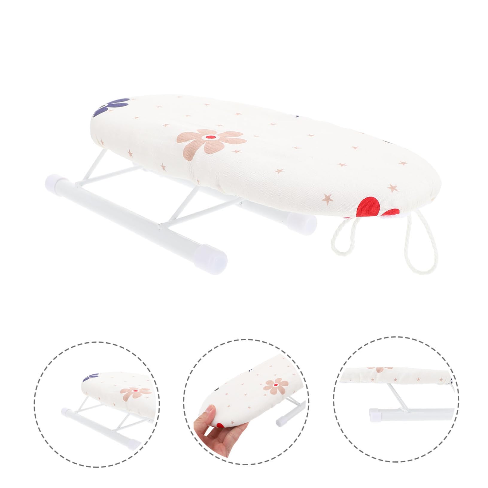 HEALEEP Mini Ironing Board Desktop Accessories Portable Ironing Pad Mini Ironing Sleeve Board Table Ironing Pad