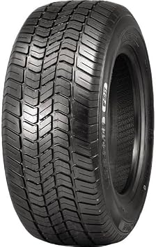 Ocelot WR028 205/65R-10 Golf Cart Tire - Wet Grip, Angled Tread Blocks, Turf Friendly, Smooth Rolling, Quiet Operation, 4 Ply Rated, Non-Directional, Tubeless, 205/65-R12 Golf Cart Tire