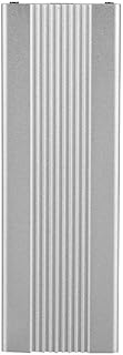 SSD Enclosure,Hard Disk Box for ASMedia ASM2362,1050Mb/S USB3.1 to NVME HDD Enclosure with a Matte Metal casing for Win XP/Vista/Win7/Win8/WIN10,Vertical Stripes,Automatic Sleep, Saving Power(Silver)
