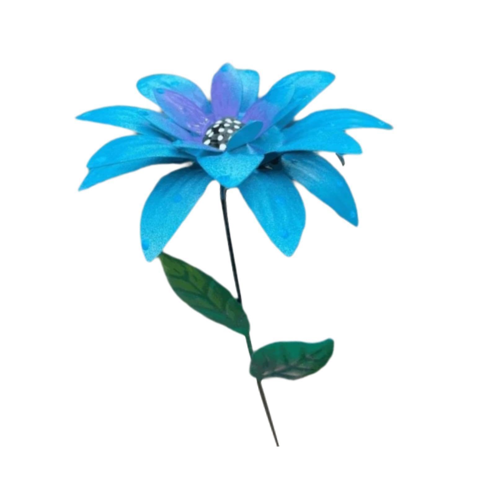 Quxvuis Flowers Ornament Metal Yard Art Garden Stake Captivating Outdoor Iron Flower Decorative Garden Stakes Artistic Upgrade Iron Flower Decorative Stakes