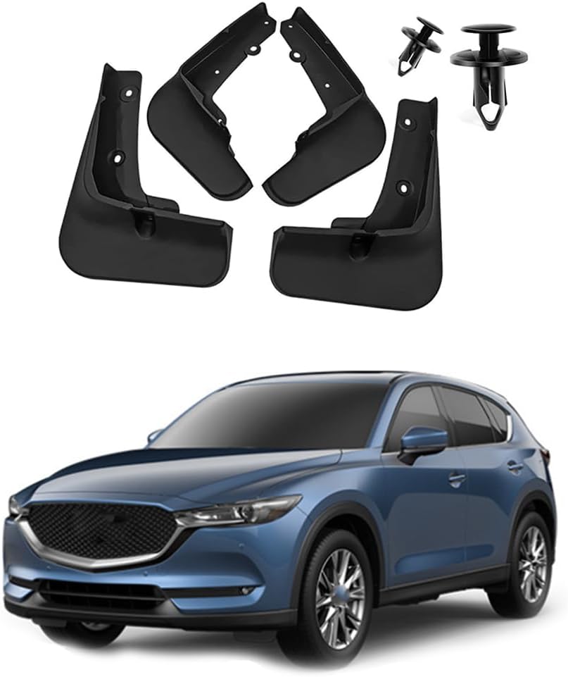 Car Mud Flaps Mudguard for Mazda CX-5 2022-2024 Front and Rear Mudflaps Splash Guards Heavy Duty Flares 4-PC Auto Accessories,Send 1 Car Wash Towel