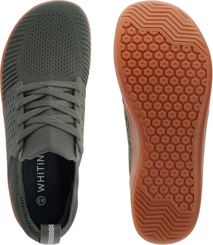 Image of WHITIN Men's Wide Minimalist Barefoot Sneakers | Zero Drop | Midfoot Stability