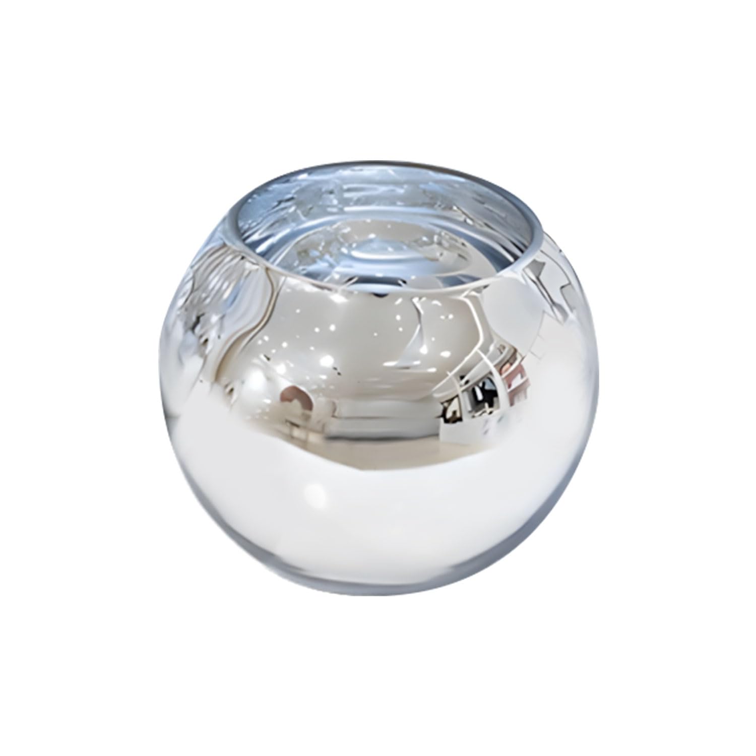 HGENAHGTF Hand Blown Glass Round Vase Doubles As Feature for Study Area or Classroom Enhancement Protruding Glass for Booth