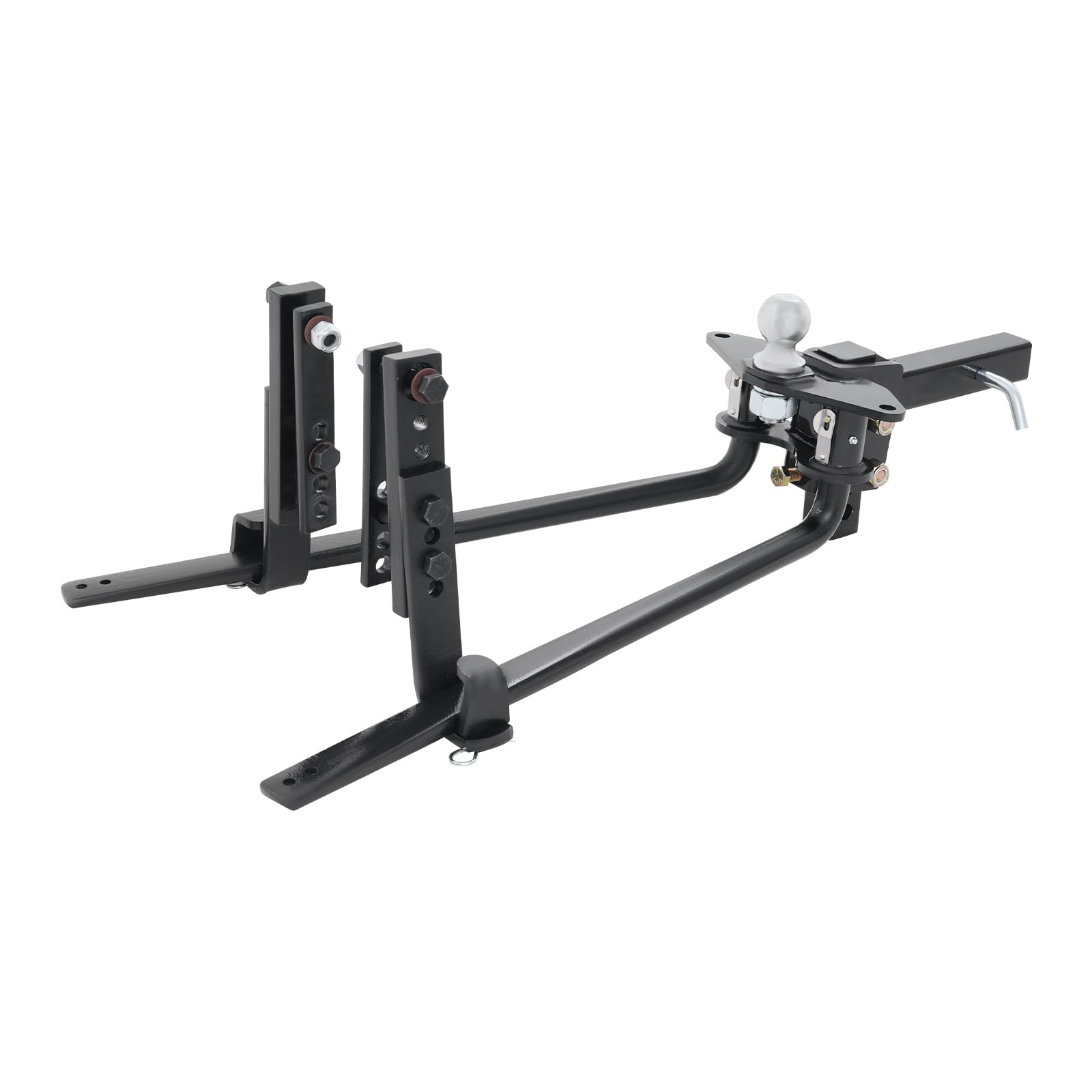 Weight Distribution Hitch, Sway Control Weight Distribution Kit, 8000 lbs Max Towing, Applicable Max 7in Trailer Frames (8000LBS)
