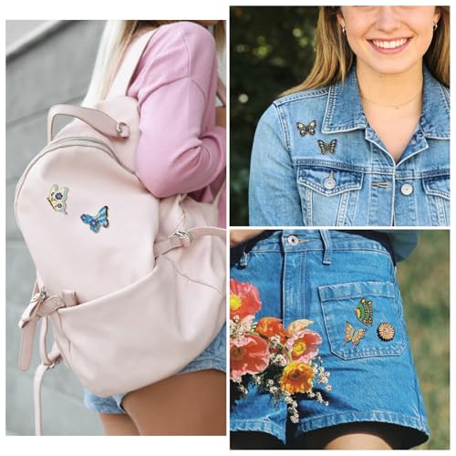 Image of FASHEWELRY Cowboy Brooches Enamel Pins Set Hat Pin Cute Lapel Pin Alloy Western Aesthetic Badge Pins