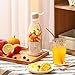 Przenośny blender, osobisty blender, ładowany przez USB, blender ręczny 300 ml, 8 ostrzy w 3D, wielofunkcyjny mini blender kubek do smoothie, soku owocowego, koktajli mlecznych