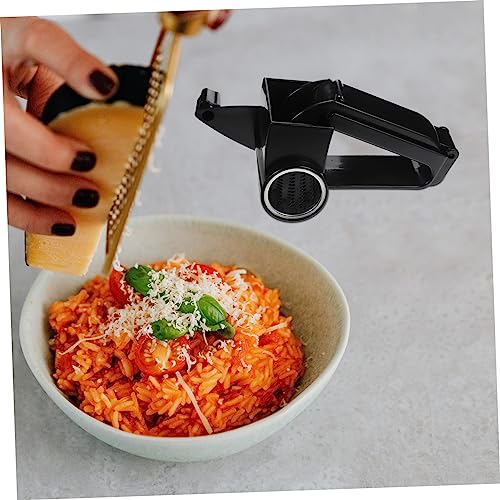 Rallador manual giratorio de queso con mango y diseño fácil de limpiar miniatura 2
