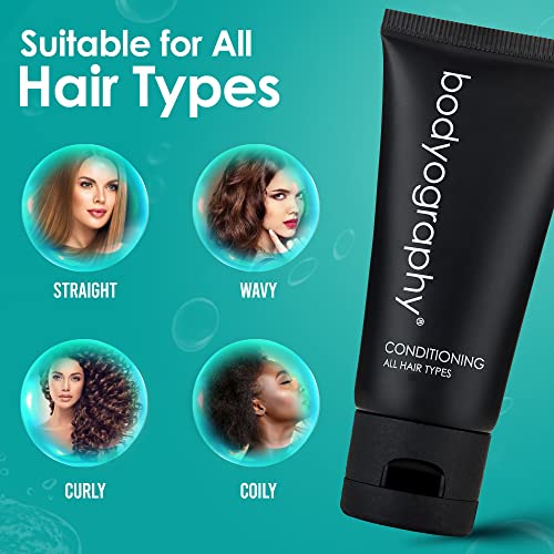 Bodyography - Bulk Conditioner | 50 Count, 1.4Oz | Lavender Peppermint, Mini Travel Size Toiletries (100% Recyclable Tube With Flip Top Cap) Hotel Amenities, Suitable For All Hair Types #TOP6