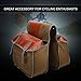 RiToEasysports Bike Saddle Bag, Large Capacity Bike Rack Bag Tail Pouches with Lines Cycling Accessory
