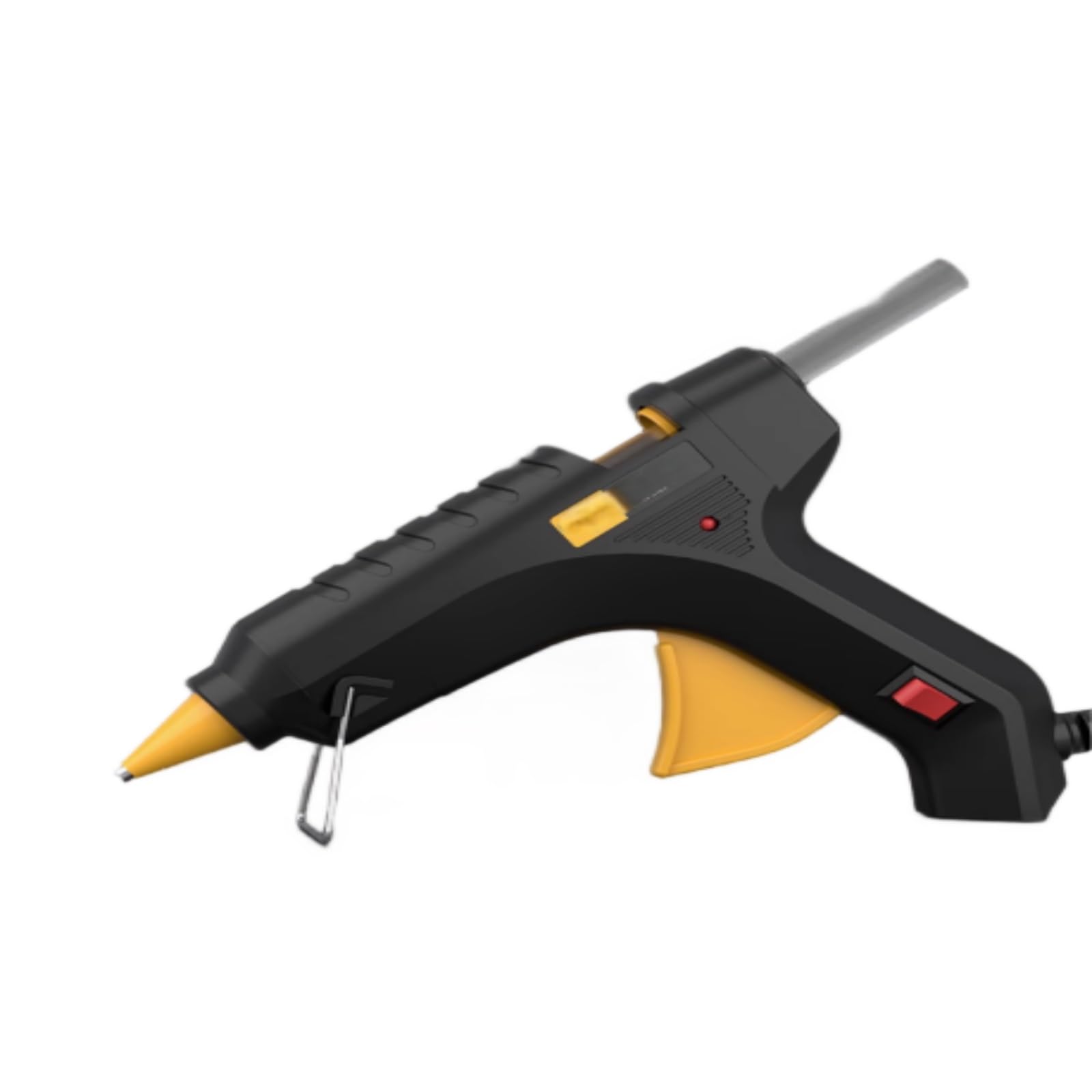 Pistola for colla a caldo in silicone da 150 W/200 W, piccola mini pistola for a, riscaldamento rapido, strumenti artigianali fai te, colore nero Pistola per colla a caldo(200w)