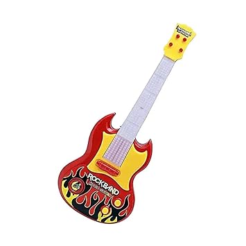 Oye-Seller Rock Band Musical Guitar Toy with Pop Music and Lights