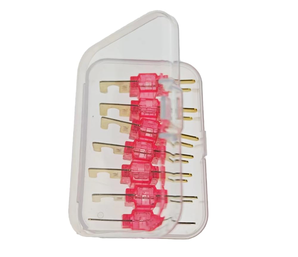 Vigor Source 10A ANL Fuse, 7 PCS, Gold, Mini AFS Fuse, Suitable for Automotive Marine Audio Video Electronic System