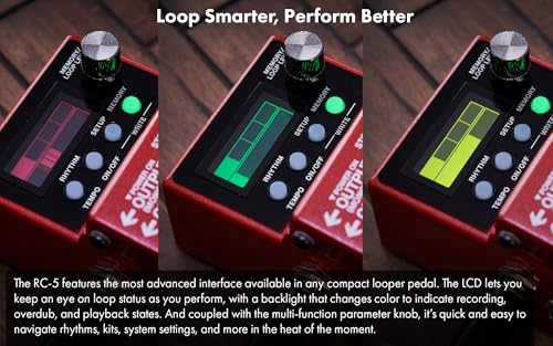 Image of Boss RC-5 Loop Station | Bundle with Gearlux Instrument Cable, Patch Cable, and Picks