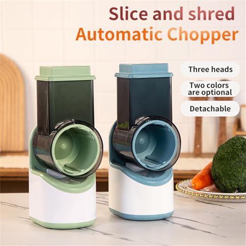 Electric Vegetable Slicer Handheld Salad Shooters Easy Control Rotary Grater Vegetable Shredders for Home Kitchens Kitchen Food Processor - Image 9