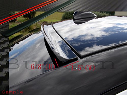 Jr2 Painted Black Color Rear Window Roof Spoiler Compatible With 2018 2019 2020 2021 2022 2023 Honda Accord 4D Sedan #TOP2