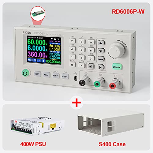 RD RD6006PW 60V 6A DC DC Step Down Power Supply Whole Set not Assembled (RD6006PW+ S400 case+ 400W PSU)2