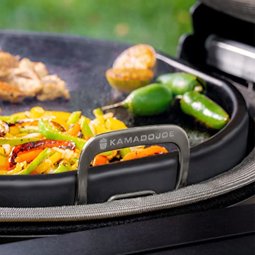 Kamado Joe KJ15094522 Karbon Steel Griddle for Classic Joe Grills, Metal, Black - Image 5