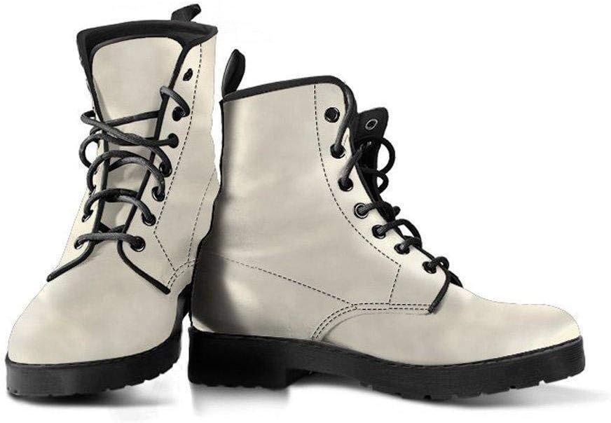 Pearl Memory Foam Boots | All Season Lace Up Boots | Vegan Leather Combat Boot