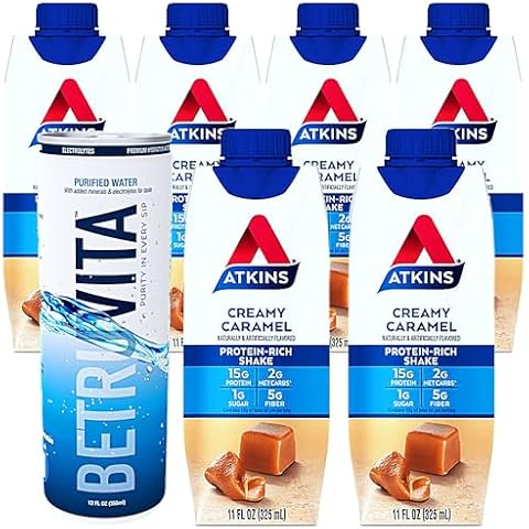 Atkins Creamy Caramel Protein Shake Cover