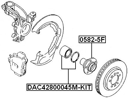 Amazon.com: C23633060A - Front Wheel Hub For Mazda - Febest