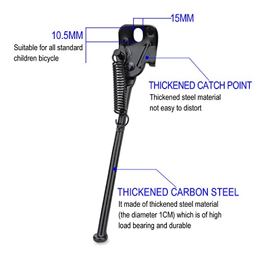 Image of USONG Bike Kickstand Children's Bicycle Kickstand Stand Folding Cycling Center Bracket 12 inch 14 inch 16 inch 18 inch 20 inch 22 inch 24 inch 26 inch 28 inch Bike Racks