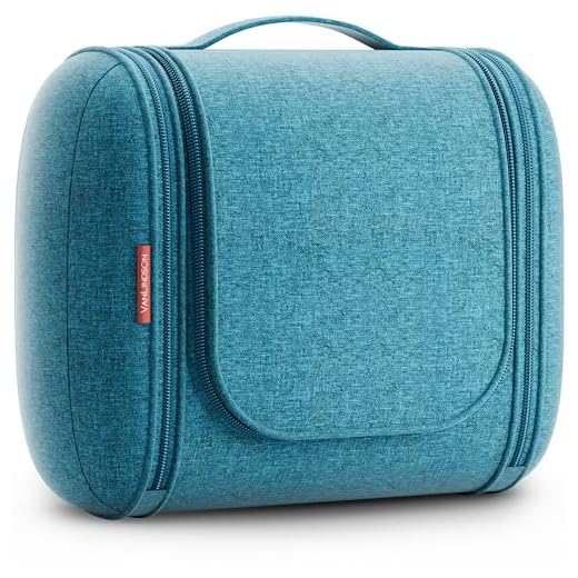 Kulturbeutel XXL [Design 2023] Kulturtasche für Männer und Frauen [8 Liter Stauraum], Kosmetiktasche für Mann und Frau, Waschtasche, Waschbeutel zum Aufhängen für Damen & Herren