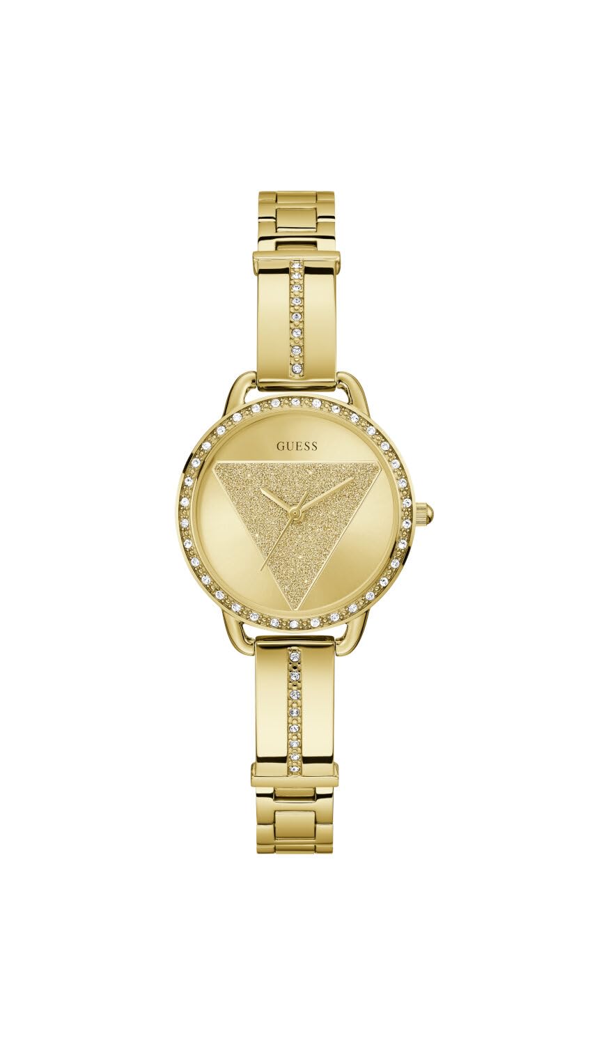 RELOJ GUESS - TRI BELLINI Cuarzo / 3 ATM Color esfera: Dorado Tamaño de la caja: 30,00