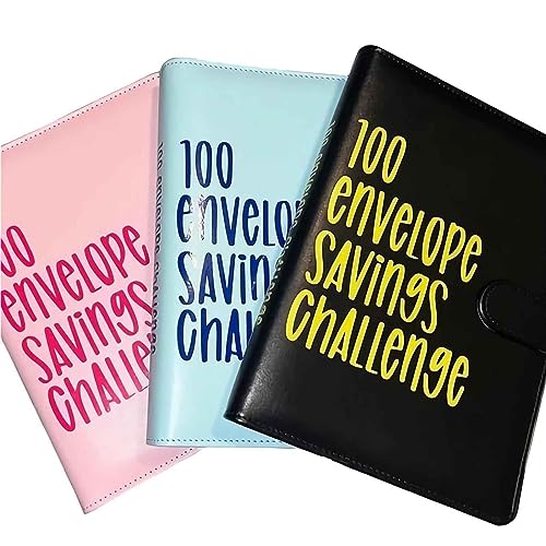 Raccoglitore Sfide Risparmio 100 Buste - Planner Budget Per Obiettivi Finanziari, Colore Rosa - Foto 12