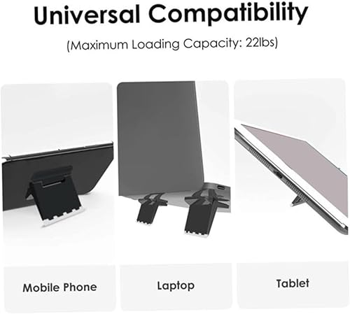 Miniatura 6 de 2 unids mini portátil portátil portátil soporte de escritorio elevador de enfriamiento