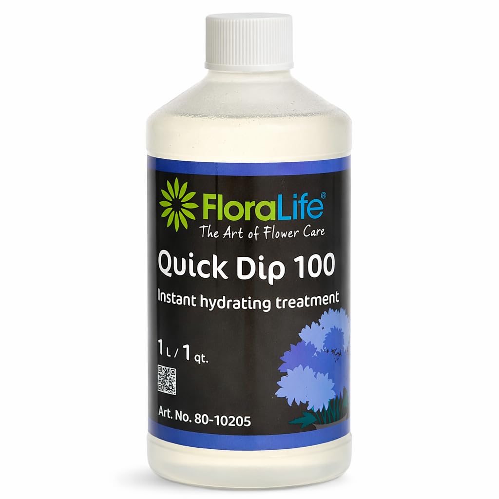 Oasis FloraLife Quick Dip - Instant Hydrating Treatment Solution for Preserving Fresh-Cut Flowers - 1 Litre-image-20