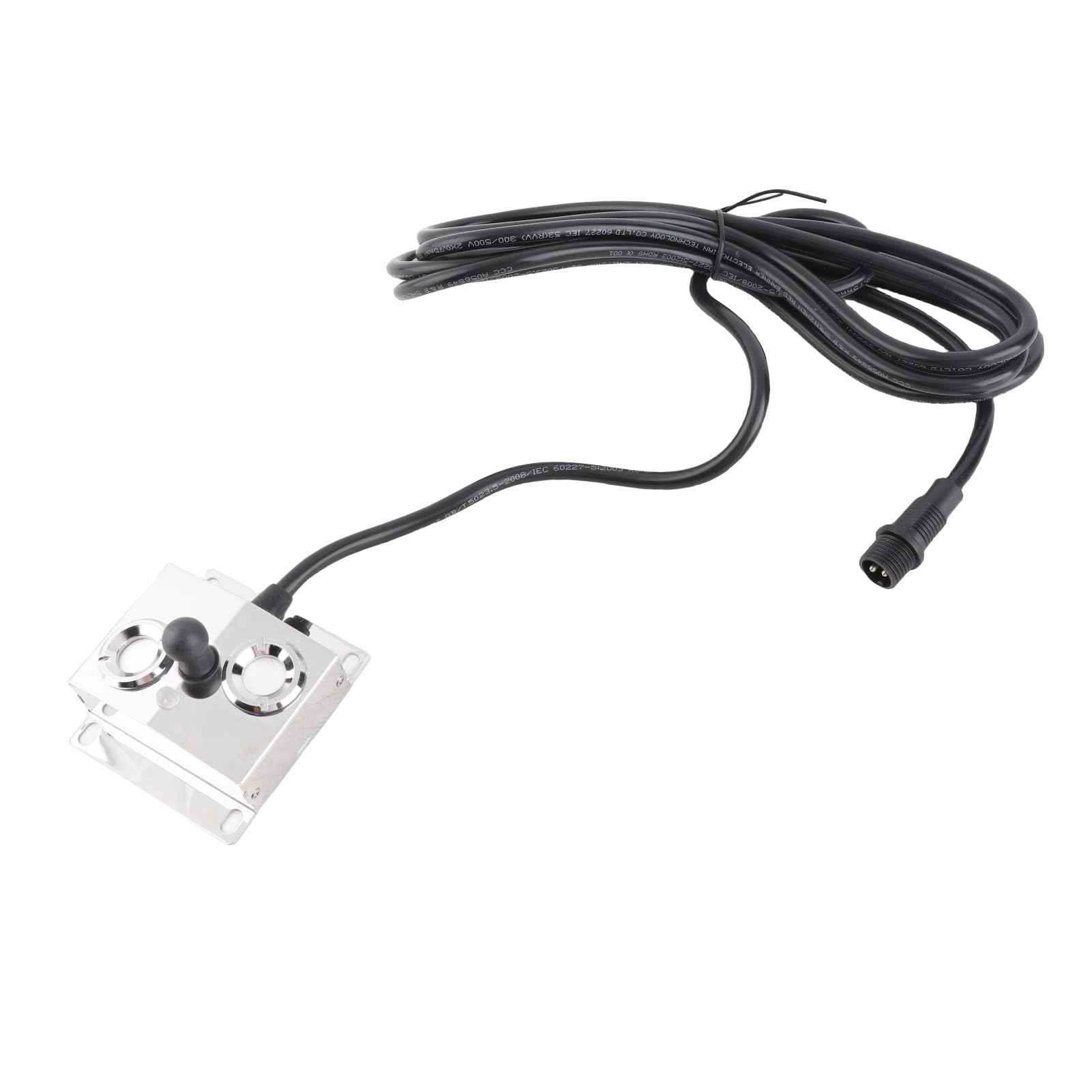 Nebulizador ultrasónico de 2 Cabezales, generador de Niebla de 4,5 l/h, nebulizador de Acero Inoxidable de 36 V con Fuente de alimentación Impermeable IP67, Ideal para estanques,