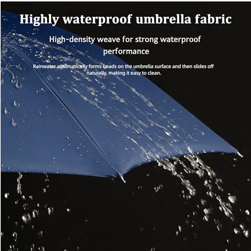 Parapluie canne 53 pouces extra large imperméable automatique - 5