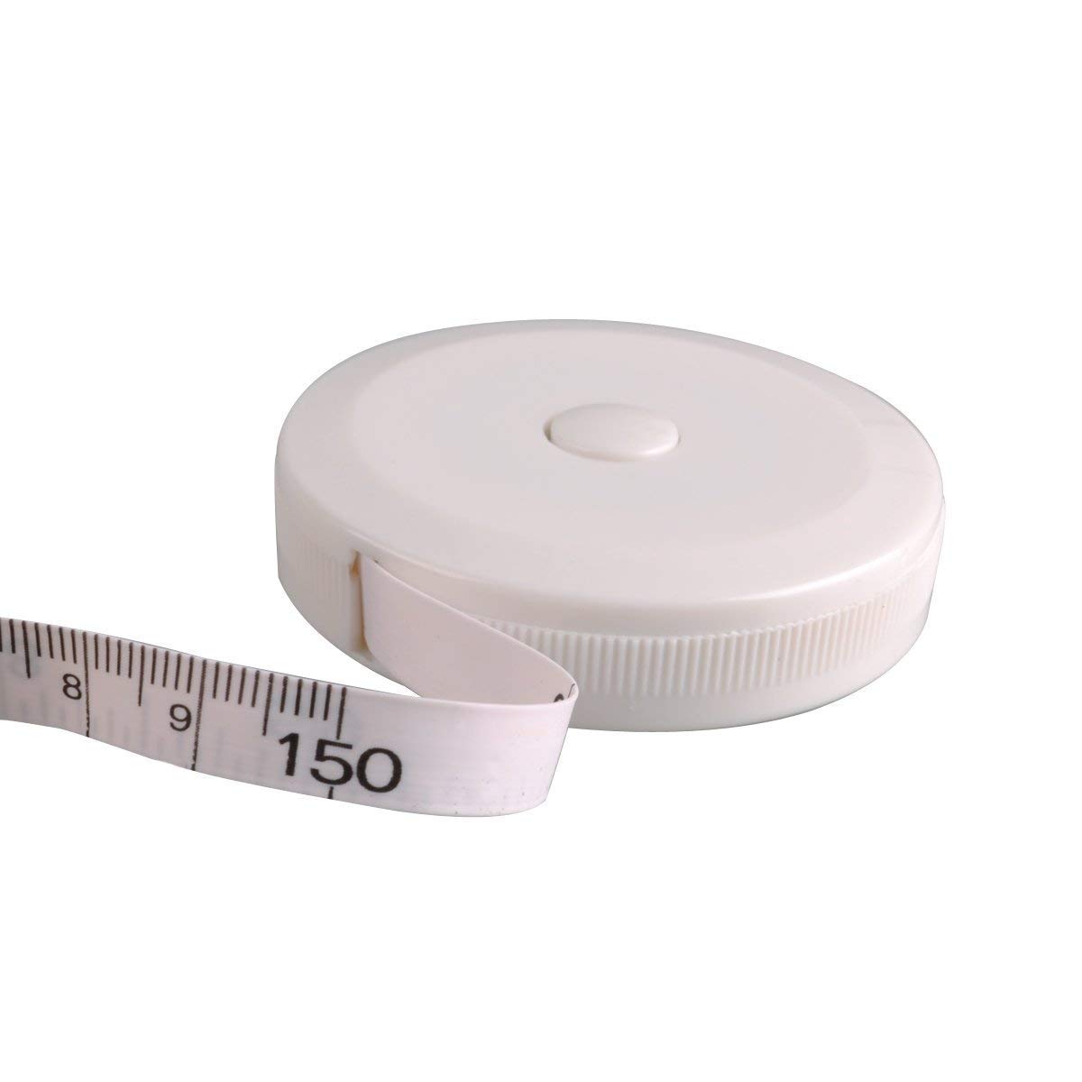 Metro A Nastro Retrattile - Set 6 Pezzi, Doppia Scala CM/Pollici, Con Portachiavi, Per Cucito E Misurazioni - Foto 5