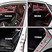 MQXBO Double Hole Car Door Protector Trim Auto Body Rubber Sealing Strip Thicken Door Closure Sound Insulation Strip Shock-Absorbing(8m)