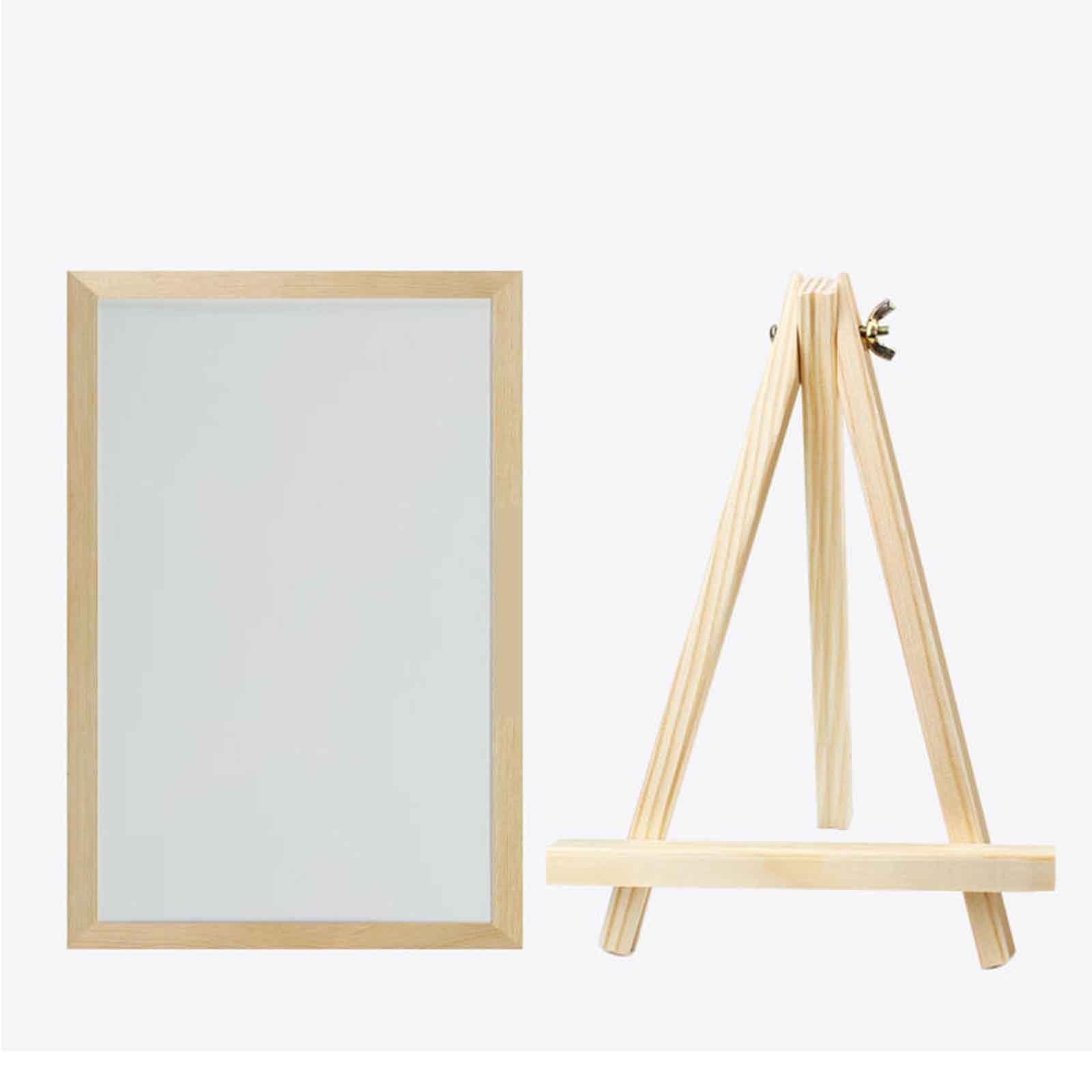 Pizarra Blanca Pequeña Pizarra Magnetica Pizarras Blancas De Rotulador Magnética Whiteboard Borrable White Board Con Soporte Tablero De Escritura De Doble Cara Magnético (Black,30X40CM)
