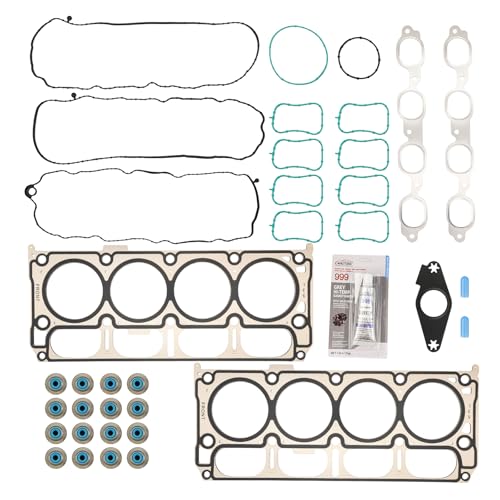 Image of KAX Head Gasket Set Fit for Chevy Silverado 1500 2014-2019, GMC Sierra 1500 2014-2018, Tahoe 2015-2020, Suburban 2015-2020, Yukon XL Sierra 1500 Limited 5.3L, Engine Head Gasket Kit, OE# HS26744PT