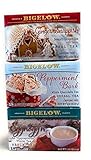 Eggnogg'n, Ginger Snappish, and Peppermint Bark Flavors - Variety Bundle of 3 Bigelow Holiday Tea - 54 Total Tea Bags