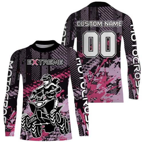 Personalized ATV Motocross Jersey Upf30+ ATV Racing Shirt Quad Bike Jersey Men Youth Women Off-Road Jersey ATV Motorcycle4