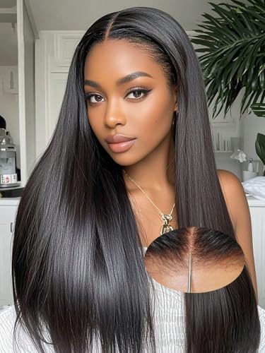 Lealife 26" 7X5 HD Glueless Human Hair Lace Front Wig