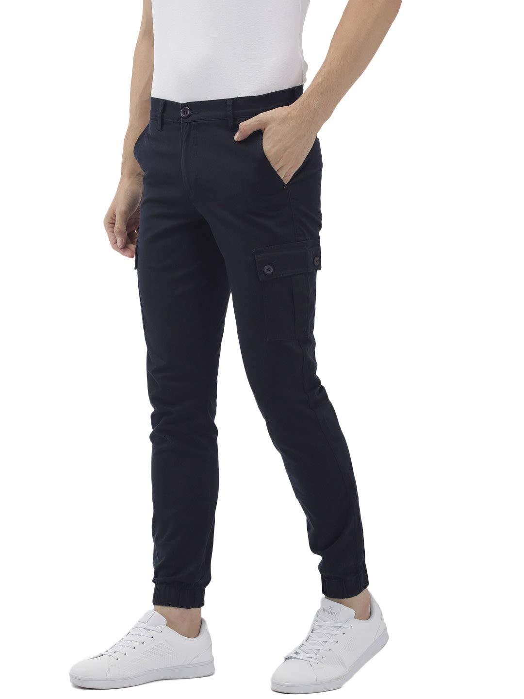 The Indian Garage Co Mens Slim Fit Cargos (0419-CARGO02-04_Navy_34) (B087S6TTZ8) Amazon Price History, Amazon Price Tracker