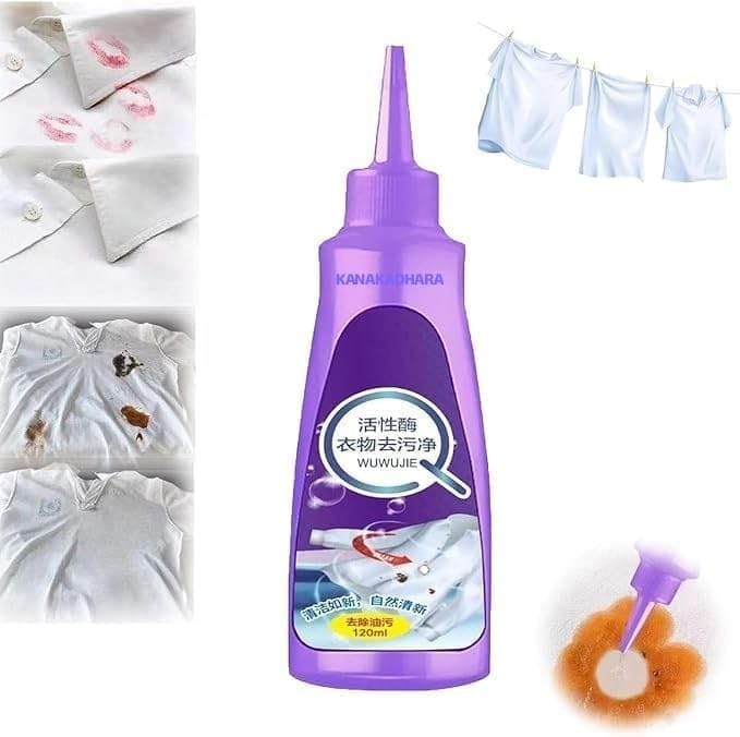 All color Stain (PACK OF 1) Remover for Clothes | Multi-Purpose Roll Bead Fabric Clothes Stain Remover for Cotton, Linen, Polyester, Blended Fabric, Denim, Down, Jacket, Strip Each(150 ml)-image-20