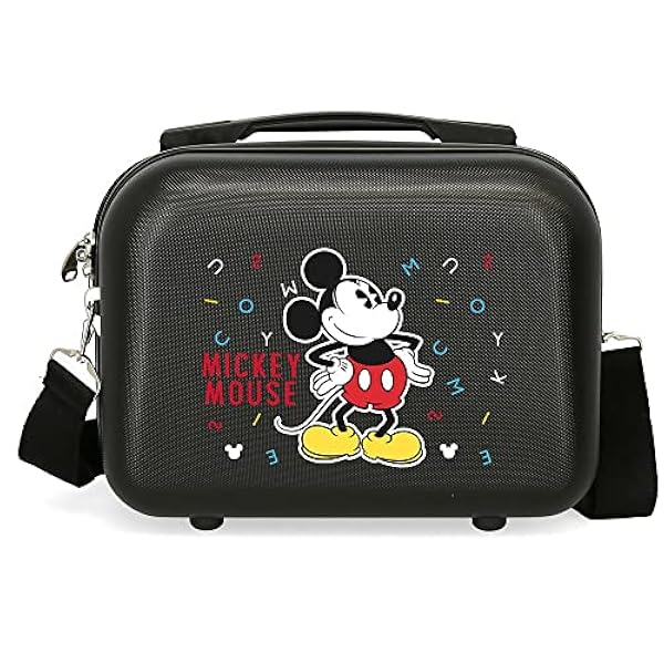 Disney Have a good day Mickey Moda giovanile 29x21x15 Centimeterss Nero