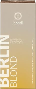 khadi BERLIN BLONDE - Coloration de cheveux naturelle - Teinte blonde cendrée fraîche, Poudre